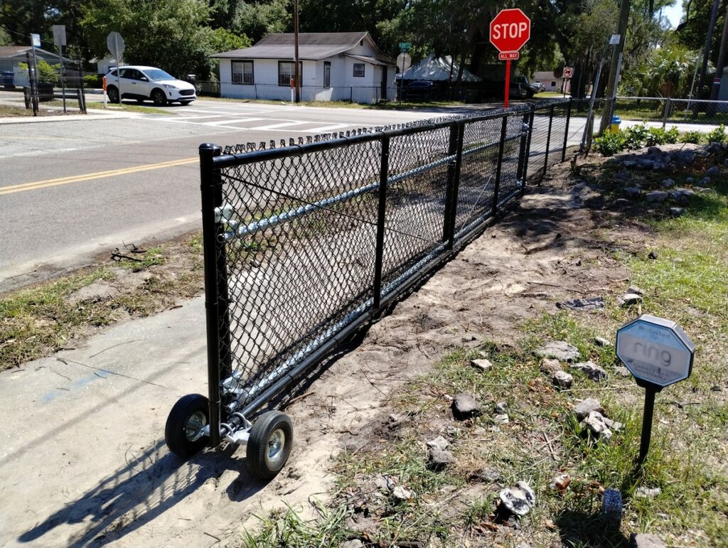 New Tampa Florida Chainlink Fence Job